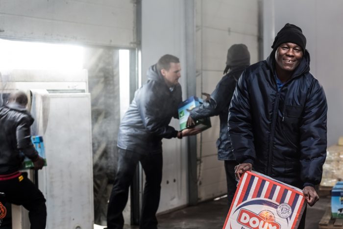 Workers in cold environment