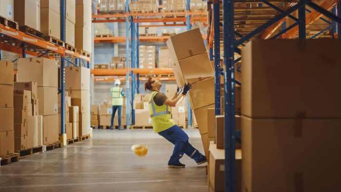 accident in warehouse