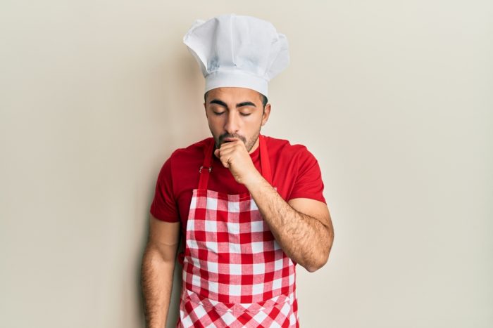Chef with a cough