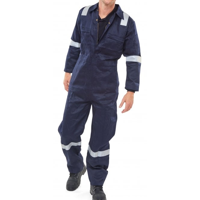 Beeswift Fire Retardant Burgan Boilersuit Anti-static