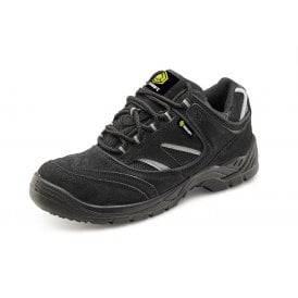 Steel Toe & Midsole Trainer Safety Shoe – Black