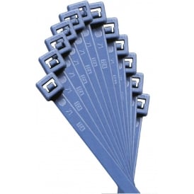 Metal Detectable Cable Ties (Pack of 100)