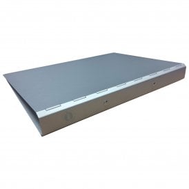 BST Metal Ring Binder 2 0r 4 Ring - Aluminium ST6RB412ALM