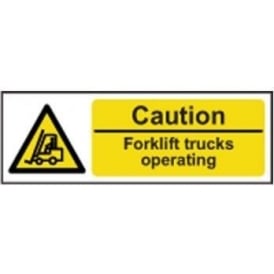 Caution Forklift trucks operating Sign