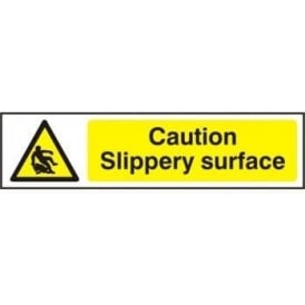 Caution Slippery Surface Sign