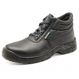 CLICK Non-Metallic Composite Toe & Midsole Leather Safety Boot Black CF50BL