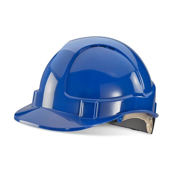 Click Safety Helmet Vented With Wheel Ratchet