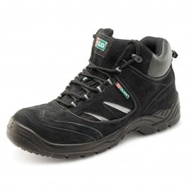 Click Steel Toe & Midsole Trainer Safety Boot – Black CDDTBBL