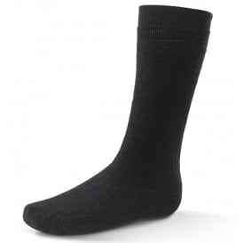 Thermal Terry Socks Black (Pack of 3 pairs)