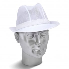 Click Trilby Hat White TW