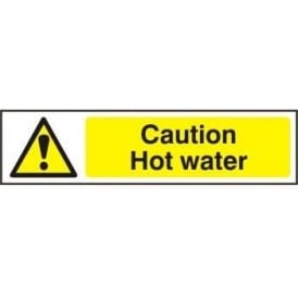 Caution Hot Water Sign