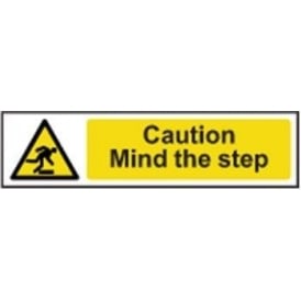 Caution Mind the step sign