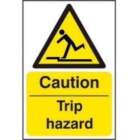 Caution Trip Hazard Sign
