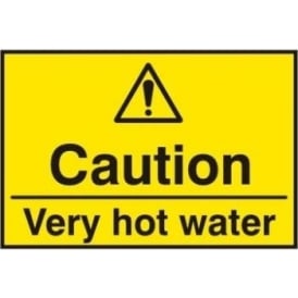 Caution - Very Hot Water Sign