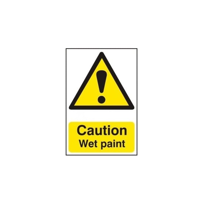 Complete Safety Supplies Caution Wet Paint - 200 x 300 PVC