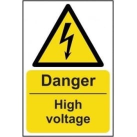 Danger High Voltage Sign