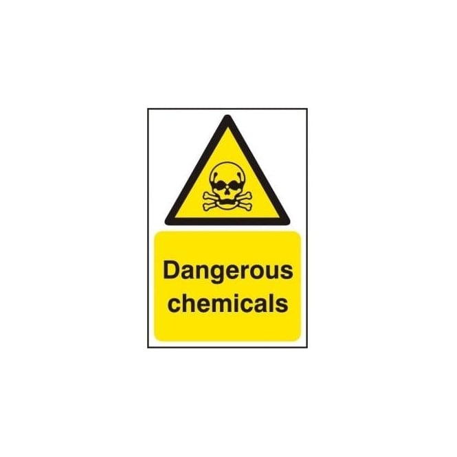 Complete Safety Supplies Dangerous Chemicals Sign - SAV/RPVC