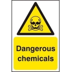 Dangerous Chemicals Sign - SAV/RPVC