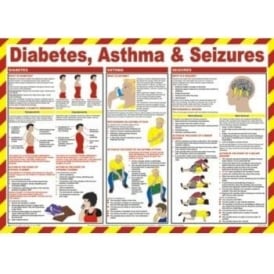 Diabetes, Asthma & Seizures Safety Poster