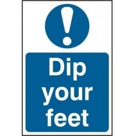 Dip Your Feet Sign
