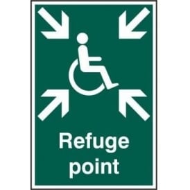 Disabled Refuge Point Sign