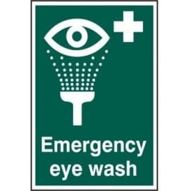 Emergency Eye Wash Sign