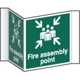 Fire Assembly Point Projecting Sign