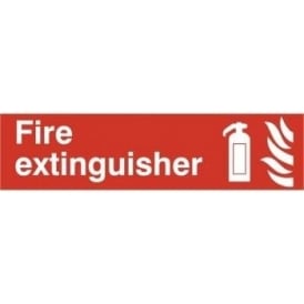 Fire Extinguisher Sign - 200 x 50