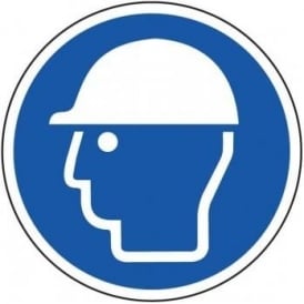 Hard Hat Area Floor Sign