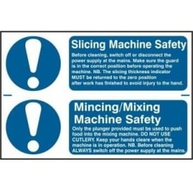 Machine Safety Sign (2 per sheet)