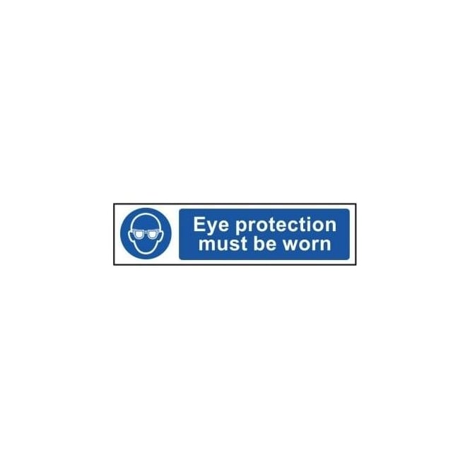 Complete Safety Supplies Eye Protection Must Be Worn - Mini Sign