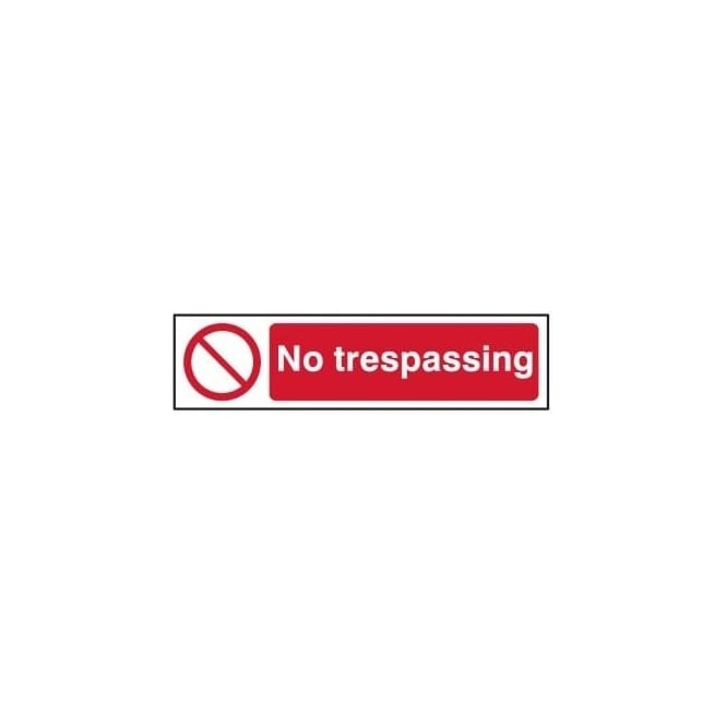 Complete Safety Supplies No Trespassing - Mini Sign