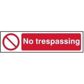 No Trespassing - Mini Sign