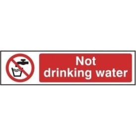 Not Drinking Water - Mini Sign