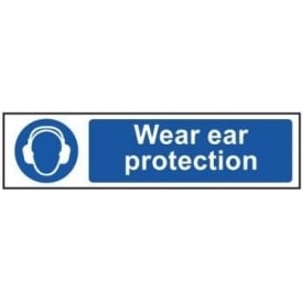 Wear Ear Protection - Mini Sign