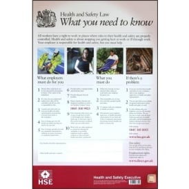 NEW Health & Safety Law Poster