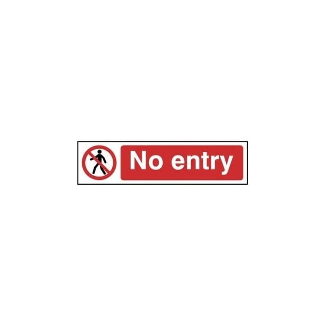 Complete Safety Supplies No Entry - Mini Sign