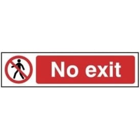 No Exit - Mini Sign