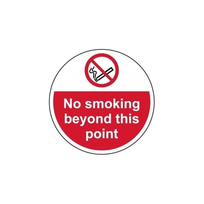 Complete Safety Supplies No Smoking Beyond This Point Floor Sign