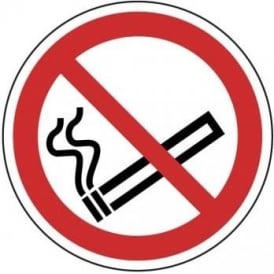 No Smoking Floor Sign 