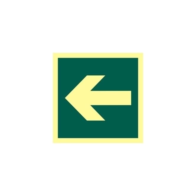 Complete Safety Supplies Photoluminescent Arrow Left Sign