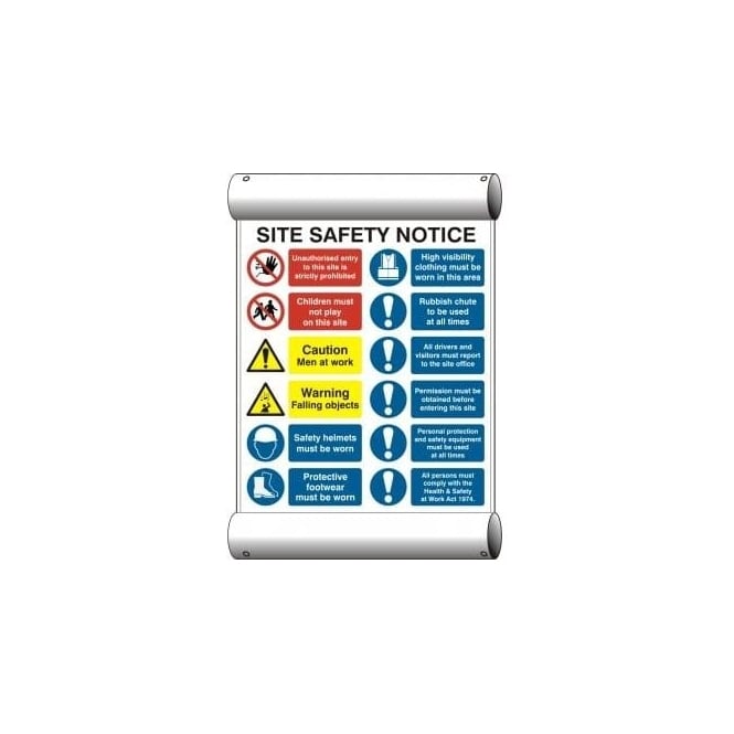 Complete Safety Supplies Site Safety Notice - Scaffolding Banner Sign