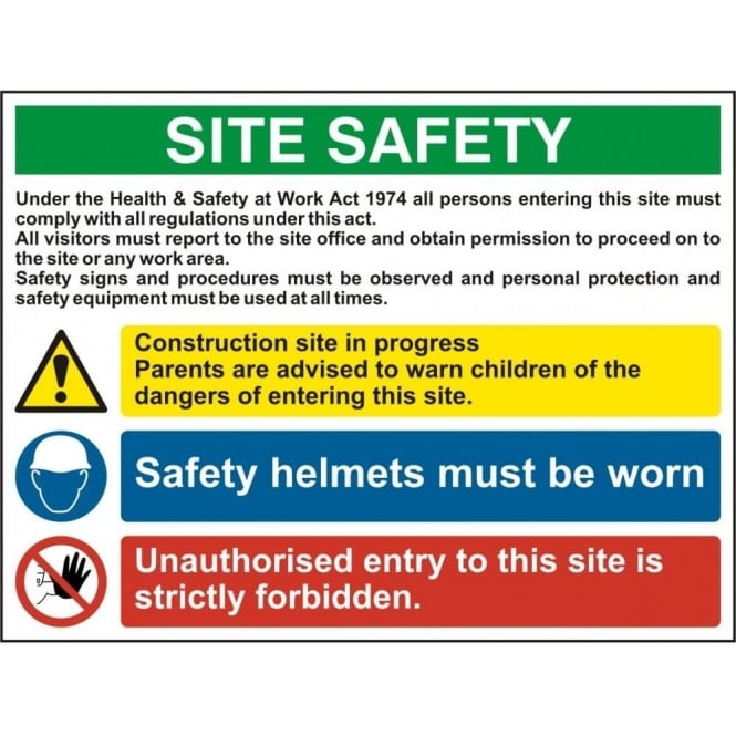 Complete Safety Supplies Site Safety Sign