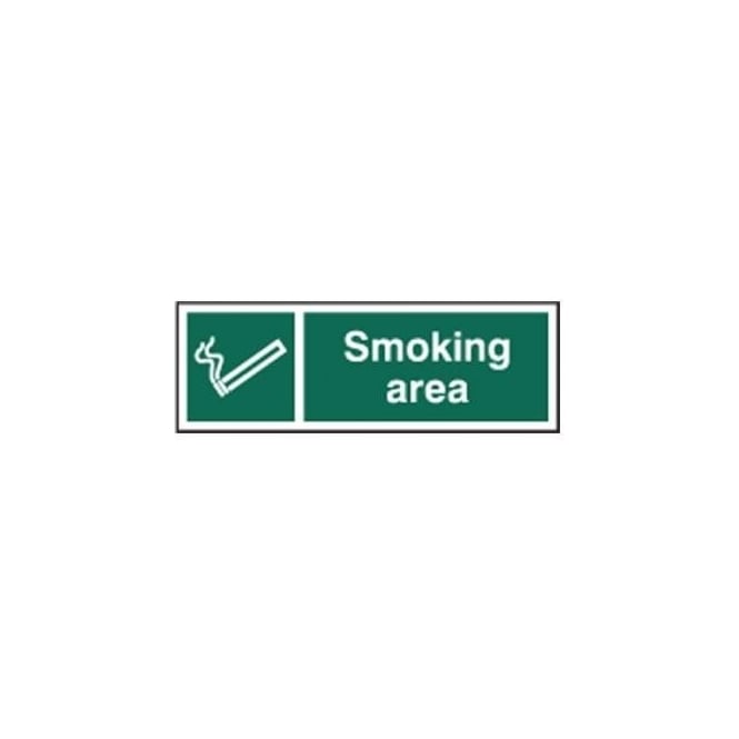 Complete Safety Supplies Smoking Area Sign - 300 x 100mm
