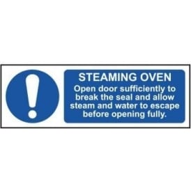 Steaming Oven Sign - RPVC, SAV - 300 x 100