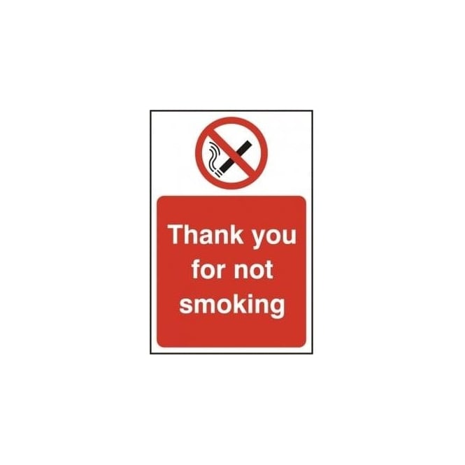 Complete Safety Supplies Thank You For Not Smoking Sign