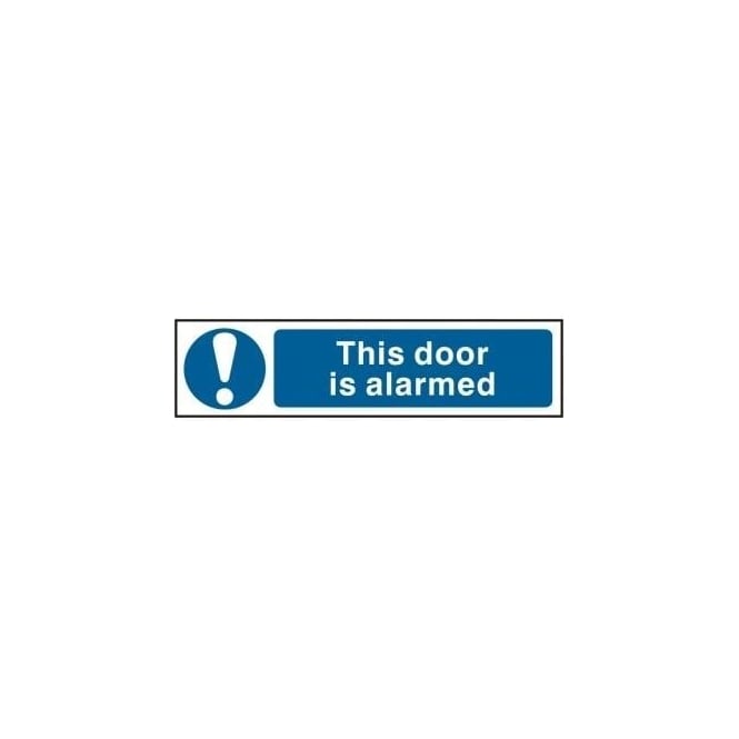Complete Safety Supplies This Door Is Alarmed - Mini Sign