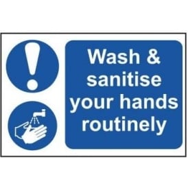 Wash Only Food Equipment here/Wash Your Hands Here sign (2 per sheet)