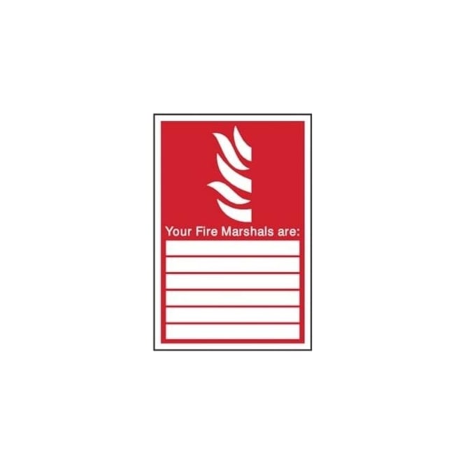 Complete Safety Supplies Your Fire Marshalls are Sign