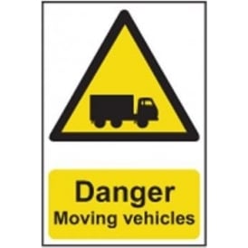 Danger Moving vehicles Sign